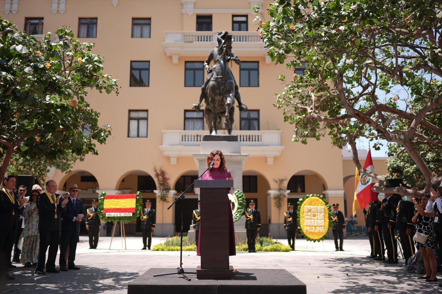 La presidenta de la comunidad de Madrid, la ultraconservadora Isabel Díaz Ayuso.